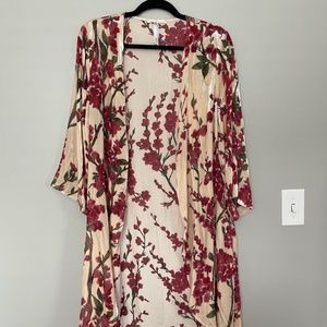 Anthropologie Floral Kimono.